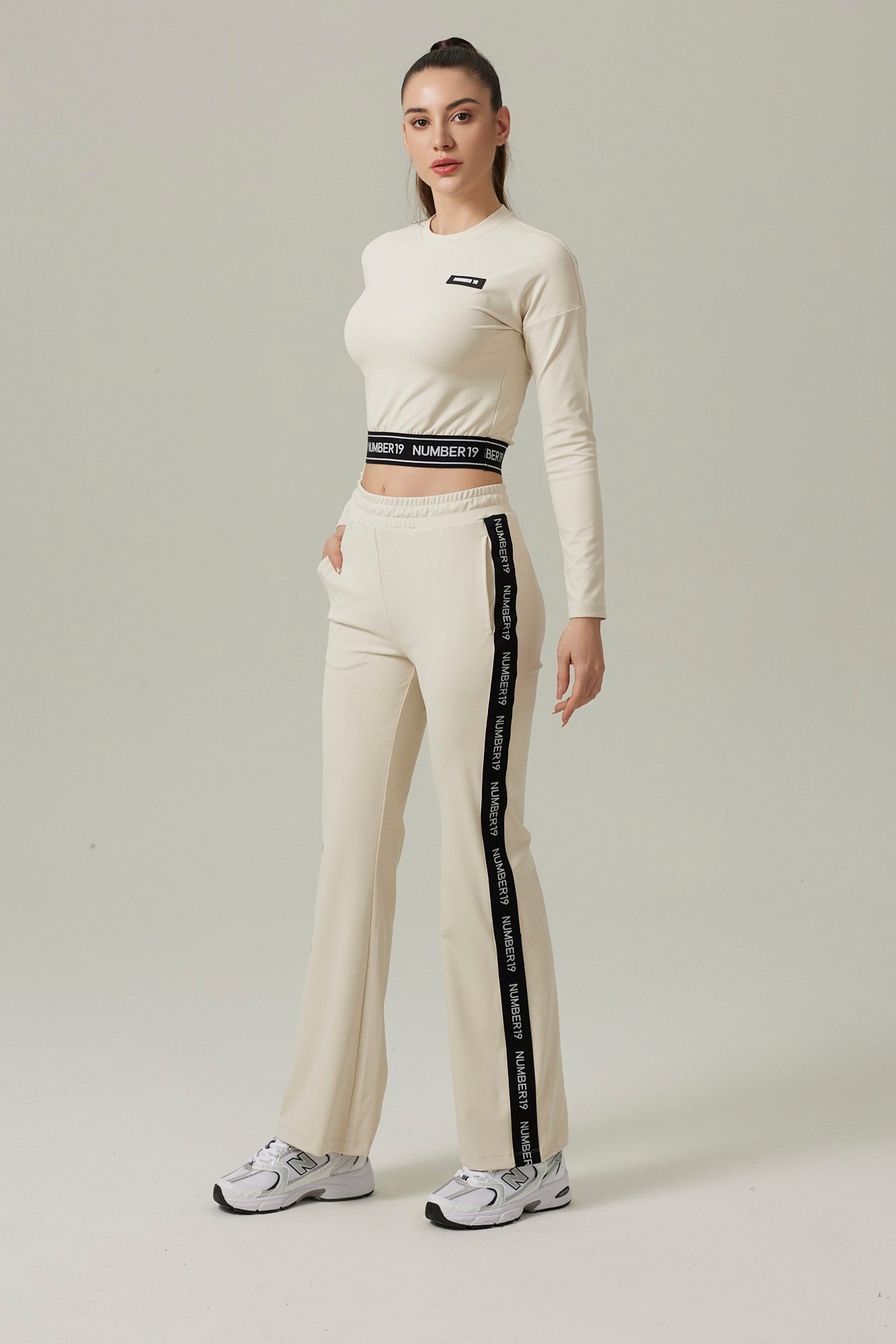 Ensemble sweat court et pantalon taille haute – Image 18