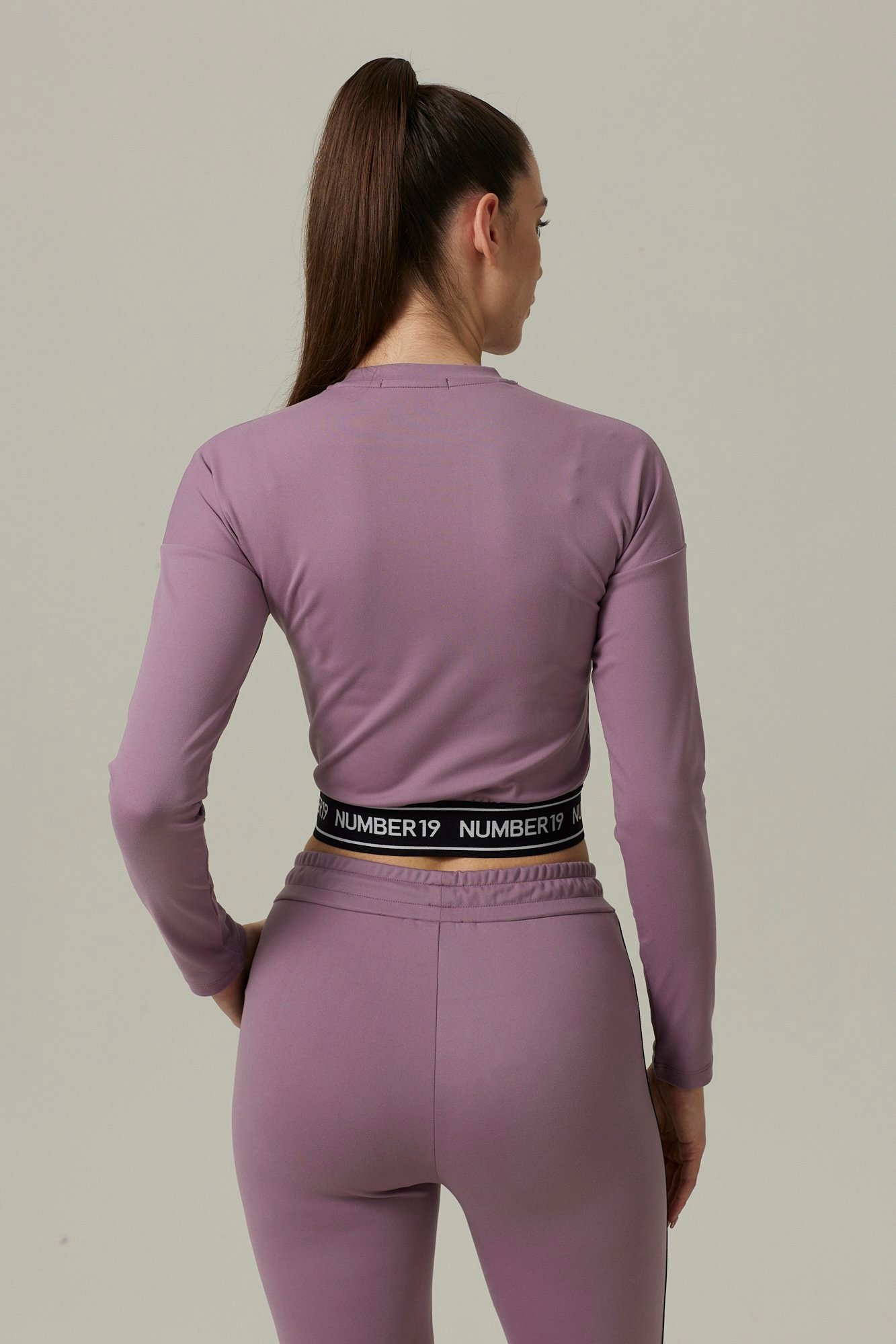 Ensemble sweat court et pantalon taille haute – Image 4