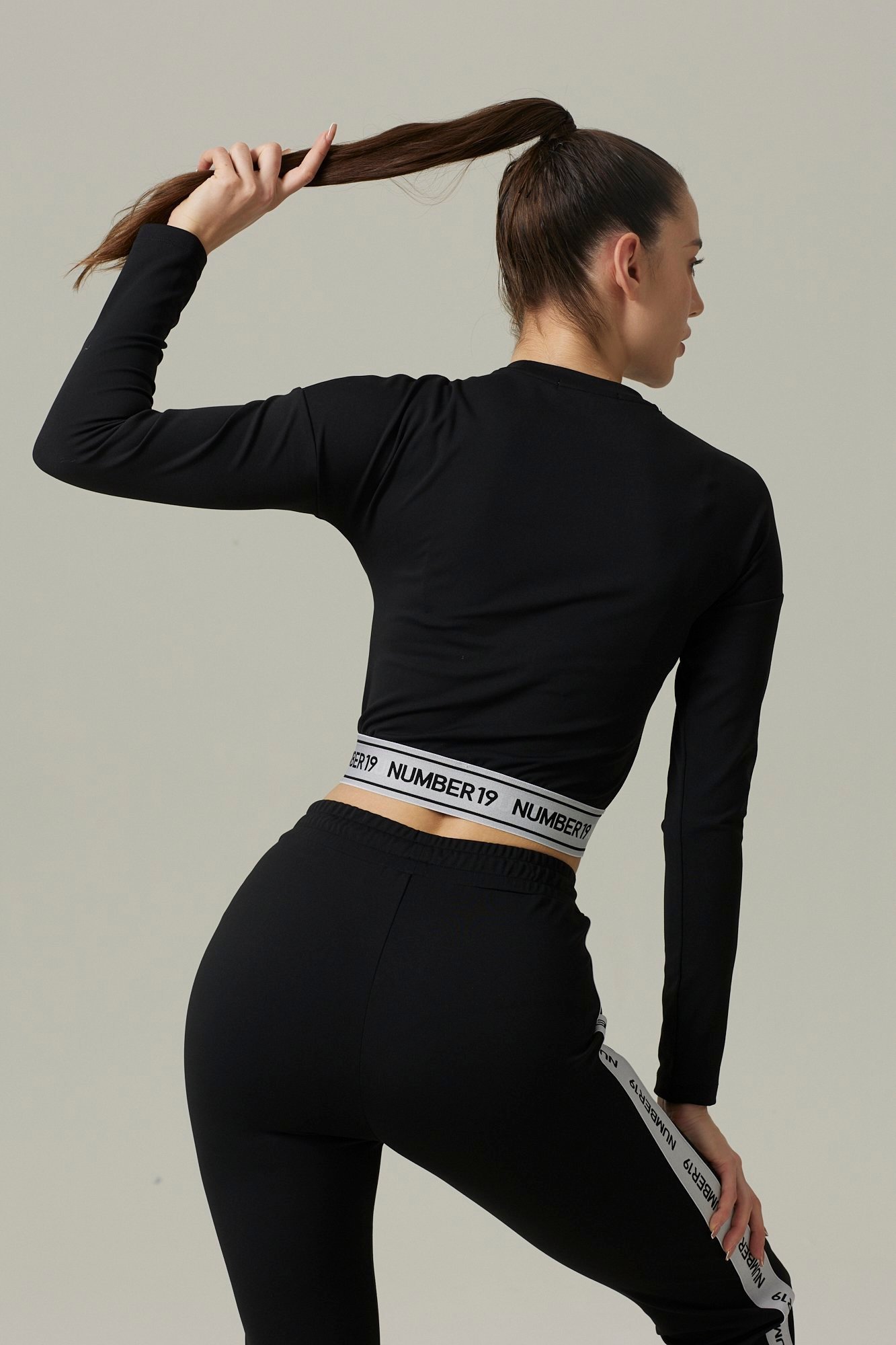 Ensemble sweat court et pantalon taille haute – Image 12